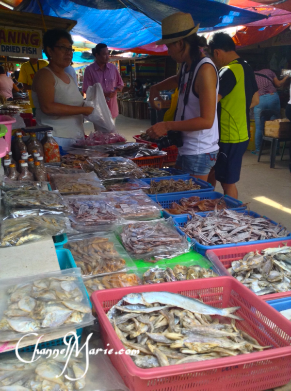 dried fish or buwad in Bantayan Island Public Market