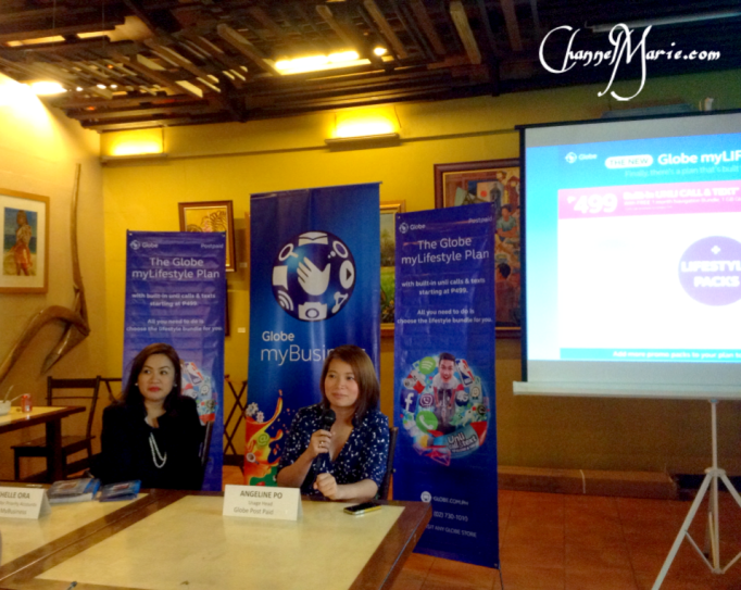 Angeline Po So (Head of Globe Postpaid Usage) and Michelle Ora (Sales Head for Priority Accounts of Globe MyBusiness)
