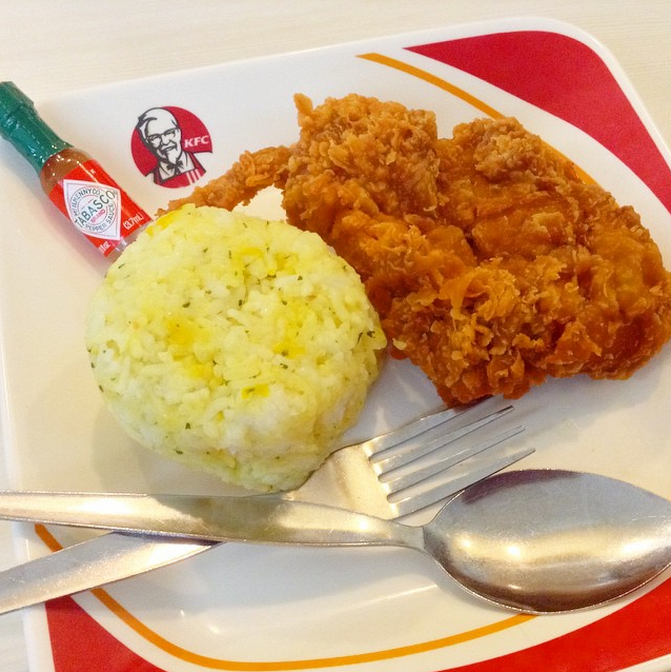 KFC Crispy Fire Chicken #SoGoodItHurts